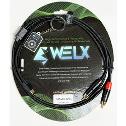WELX Premium USB-C to X2 RCA Cable - 1.5m (R6)