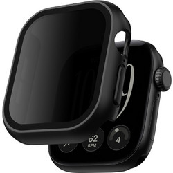 Tech-Protect Defense Privacy Πλαστική Θήκη Tempered Glass για Apple Watch 12 42mm Μαύρη