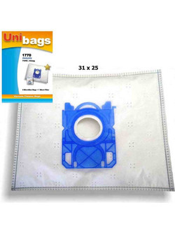 Unibags 1770 Σακούλες Σκούπας 5τμχ Συμβατές με Σκούπα AEG / Electrolux / Philips