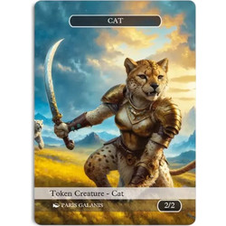 Cat Token (White 2/2)