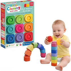 SOFT CLEMMY ΣΕΤ 9 ΜΑΛΑΚΑ PREMIUM ΤΟΥΒΛΑΚΙΑ MAGIC RAINBOW