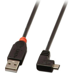 Lindy Regular USB 2.0 to micro USB Cable Μαύρο 1m (31976)