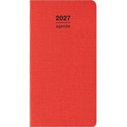 ΗΜΕΡΟΛΟΓΙΟ 2027 ΕΒΔΟΜΑΔΙΑΙΟ ΠΛΑΓΙΟ 8.5X16 ΚΟΚΚΙΝΟ