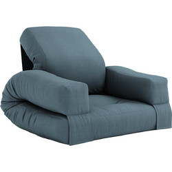 Πολυθρόνα-Κρεβάτι Futon MINI HIPPO - Karup - 757 Petrol Blue