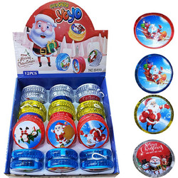 Γιογιό με φως Άγιος Βασίλης o5,5cm Xmasfest 1132977 - 12 ΤΕΜ 93-2957