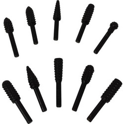 Σετ Ράσπες Ξύλου για Δράπανο 10τμχ SKS TOOLS 40000454