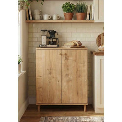 Multi Purpose Cabinet Peka10Pk Sapphire Oak Melamine Coated Particle Board 60x30x85 cm