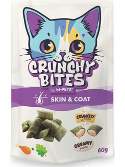 M-Pets Crunchy Bites Skin & Coat 60gr