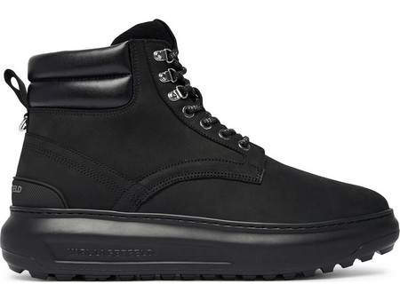 Karl Lagerfeld Kapri Lug Ανδρικά Μποτάκια Δερμάτινα Μαύρα KL57548-20X