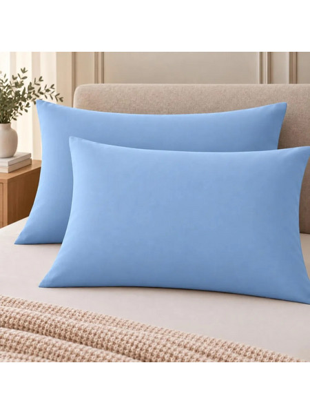Μαξιλαροθήκες 2 τεμ (52x72) Blue Astron Italy - 0.52x0.72