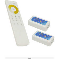 Ασύρματο LED Dimmer με Χειριστήριο Αφής 2.4G RF CCT 2 Χρωμάτων για Δυο Groups 12v (288w) - 24v (576w) DC GloboStar 04140