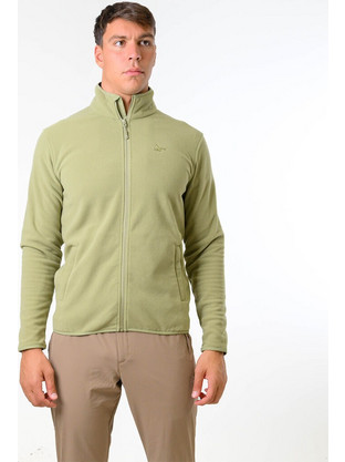 Apu Eiger Ανδρική Ζακέτα Fleece με Φερμουάρ Μπλε Σκούρο