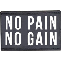 ΑΥΤΟΚΟΛΛΗΤΟ PATCH ΜΕ VELCRO NO PAIN NO GAIN