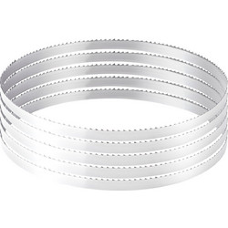Λάμα πριονοκορδέλας VEVOR, μήκος 2780 mm, λάμα 4 TPI με σκληρυμένα κοφτερά δόντια 18 HRC, ανθρακοχάλυβας υψηλής αντοχής SK5, πλάτος 16 mm, ανταλλακτικό για κύριες μάρκες πριονοκορδέλας ξυλουργικής, 1