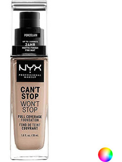 Nyx Can't Stop Won't Stop Full Coverage 22.3 Walnut Liquid Foundation 30ml