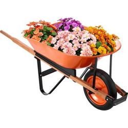 VEVOR Wheelbarrow Cart 6 ft - 1 Wheel