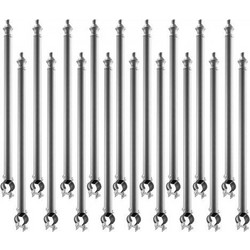 VEVOR Chain Link Fence Extensions 9 Pcs-32x45x695 mm