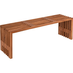 ΠΑΓΚΑΚΙ NYA ΜΑΣΙΦ ΞΥΛΟ TEAK ΣΕ ΦΥΣΙΚΟ 139,5x34,5x48,5