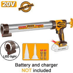Πιστόλι Σιλικόνης Φύσιγγας Μπαταρίας 20V Li-Ion SOLO 600ml