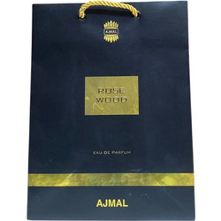 Ajmal, Rose Wood, Ψώνια, Χάρτινη τσάντα αγορών, Χαρτί, Μαύρο