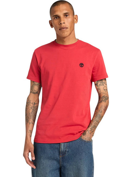 Timberland Ανδρικό T-Shirt Dunstan River TB0A2BPRN96 Κόκκινο