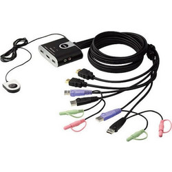 Aten KVM Switch CS692 2 x USB / HDMI Audio Cable
