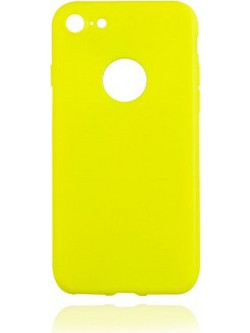 Soft Color Back Cover Silicone Yellow (iPhone SE 2020/8/7)