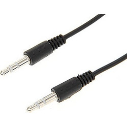 Καλώδιο Jack 3.5χιλ. stereo αρσενικό σε Jack 3.5χιλ. stereo αρσενικό με λεπτά βύσματα 0,6μ