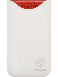Universal Θήκη Για κινητά όπως iphone 4/4s Σχέδιο Bugatti Λευκό (Bugatti)