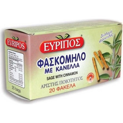 ΕΥΡΙΠΟΣ Φασκόμηλο με Κανέλλα 20 Φακελάκια