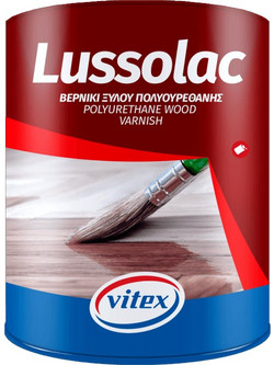 Vitex Lussolac Βερνίκι Επιφάνειας Ξύλου Διαλύτου Gloss Τικ 0.18lt
