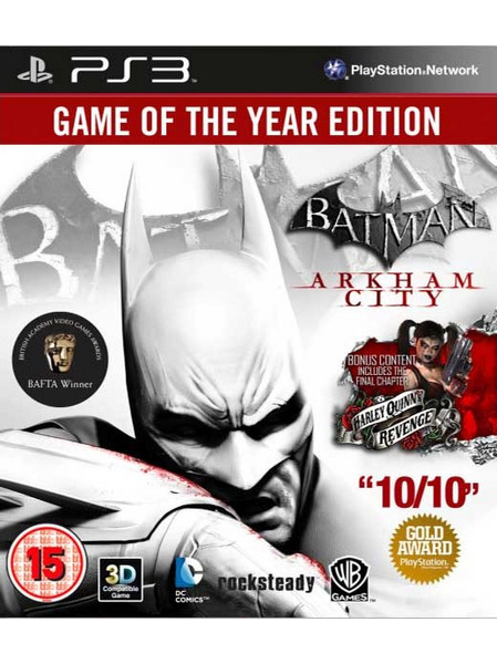 Batman Arkham City Game Of The Year Edition PS3
