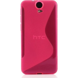Θήκη TPU GEL Με Γραμμή S για HTC ONE E9+ Ρόζ (ΟΕΜ)