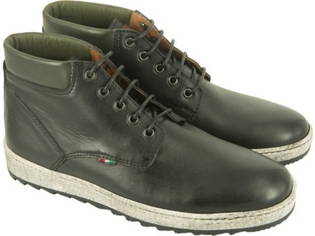 Nikolas Shoes Ανδρικά Μποτάκια Δερμάτινα Μαύρα 514