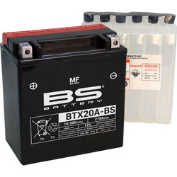 BS Μπαταρία Μοτοσυκλέτας BTX20A-BS 270A 18Ah