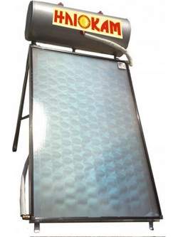 ΗΛΙΟΚΑΜ Ηλιακός Θερμοσίφωνας 120lt 2m² Glass Τριπλής Ενέργειας