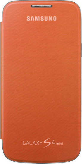 Θήκη Samsung Samsung Flip Cover Orange (Galaxy S4 Mini)