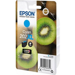 Epson 202XL Cyan Μελάνι Εκτυπωτή Inkjet C13T02H240