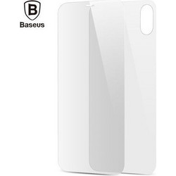 BASEUS(R) SCREEN PROTECTOR GLASS FILM IPHONE XR SET FRONT AND BACK CLEAR SGAPIPH61-TZ02