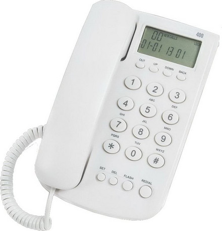 Ενσύρματο Τηλέφωνο Extreme Europa SKH-400 Ενσύρματο Τηλέφωνο Λευκό