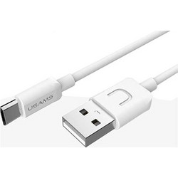 Data cable USAMS US-SJ098 U-Turn Micro USB to USB 2.0 καλώδιο δεδομένων 1m White