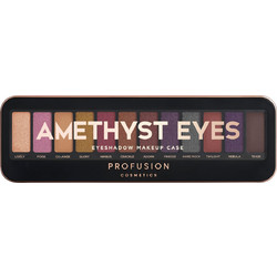 Profusion Pro Makeup Case Amethyst Eyes Παλέτα Σκιών 12gr