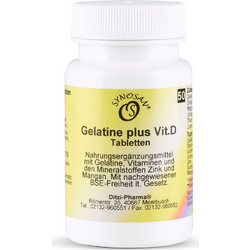 Metapharm Synosan Gelatine Plus Vit D 50 Ταμπλέτες