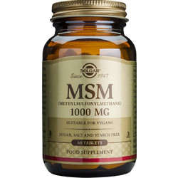 Solgar MSM 1000mg 60 Ταμπλέτες