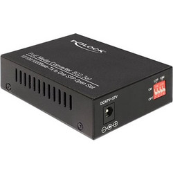 Delock PoE+ Media Converter 10/100/1000Base-T to SFP (86180)