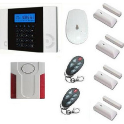 M-Tech STIVB MT-4121 Ασύρματο Σύστημα Συναγερμού με 1 Ανιχνευτή Κίνησης, 4 Αισθητήρες Πόρτας, 2 Σειρήνες, 2 Τηλεχειριστήρια, Κέντρο, Πληκτρολόγιο (GSM)