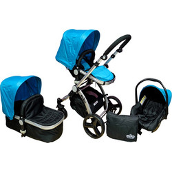 Miko Travel System Καρότσι Μωρού 3 σε 1 Blue