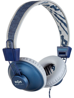 The House Of Marley Positive Vibration Ενσύρματα Ακουστικά On Ear Denim Μπλε