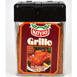 Grillo ΜΕΙΓΜΑ ΜΠΑΧΑΡΙΚΩΝ για Κοτόπουλο 90gr Καγιά πλαστικό Βαζάκι