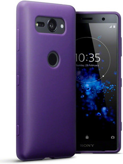Terrapin Back Cover Silicone Purple (Xperia XZ2 Compact)